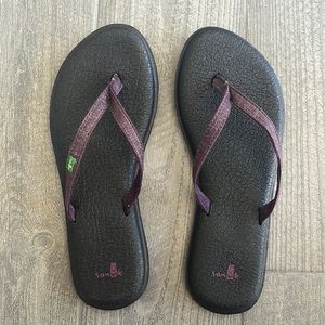 Sanuk Yoga Joy, Thin-Strap Flip-Flop Thong Sandal
